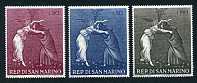 "The Mystic Nativity" Christmas Issue Mint Set of 3 San Marino, 1968